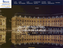 Tablet Screenshot of lyceesaintefamille.com